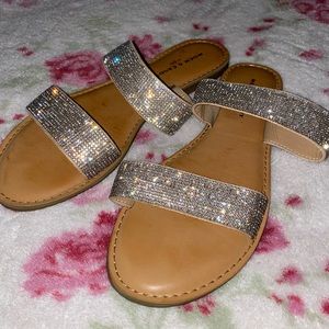 Studded Slide Sandals by Rock and Candy by Zigi